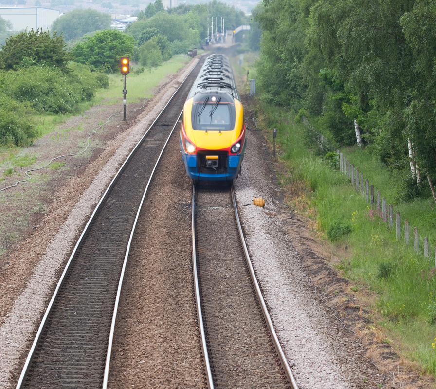 Photo Of A High Speed Train In Doncaster, England, UK